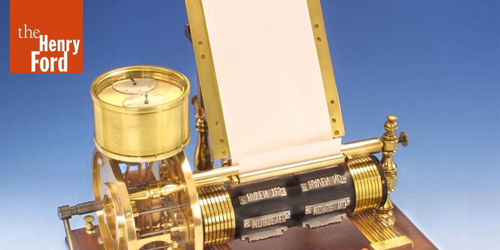 Patent Model of Edison's Electrographic Vote Recorder and Register, His