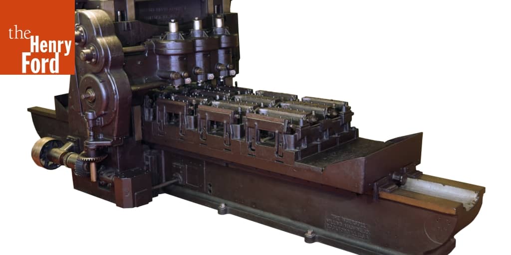 Ingersoll Milling Machine Used at Ford Motor Company Highland Park