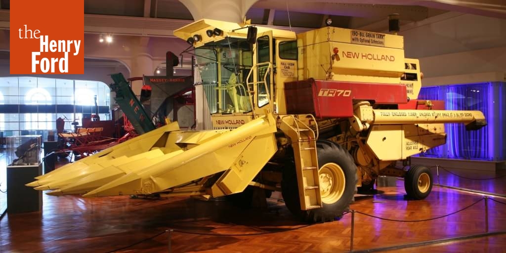 New Holland TR70 Axial Flow Combine, 1975 The Henry Ford